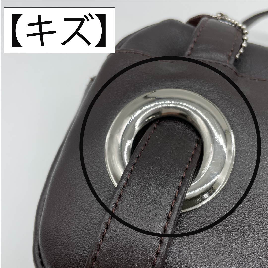 （新古品） 洋装バッグ 牛革 Aランク 新古品 牛革 ２WAY 茶系 119700011314