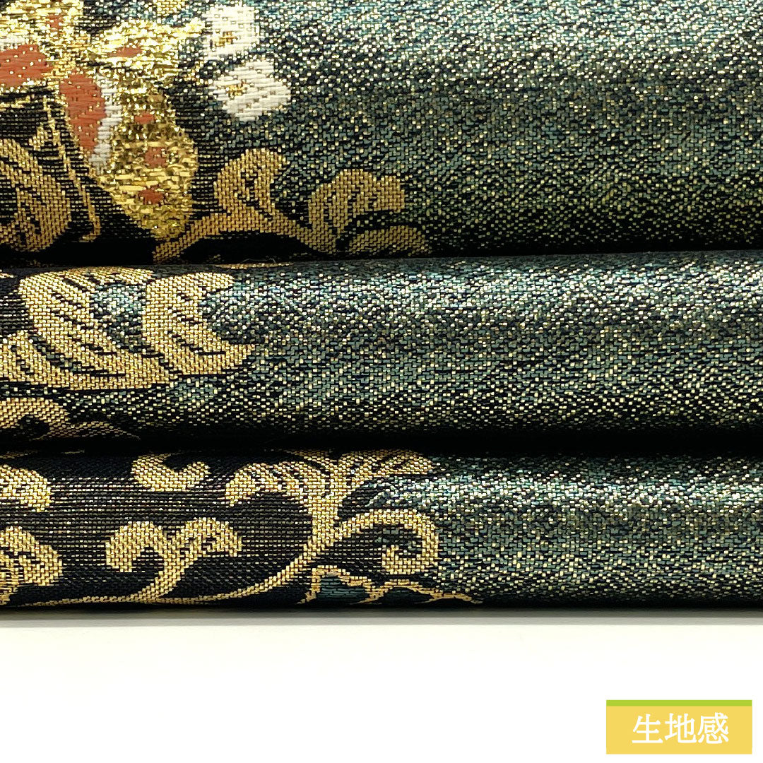 Formal, S-Rank, Pure Silk Obi with a Suiho Arabesque Pattern, Nishijin-ori Weave, Butterfly Design, Length 436cm, Six-Pass, Gradient Pattern, Item Number 1123016972399