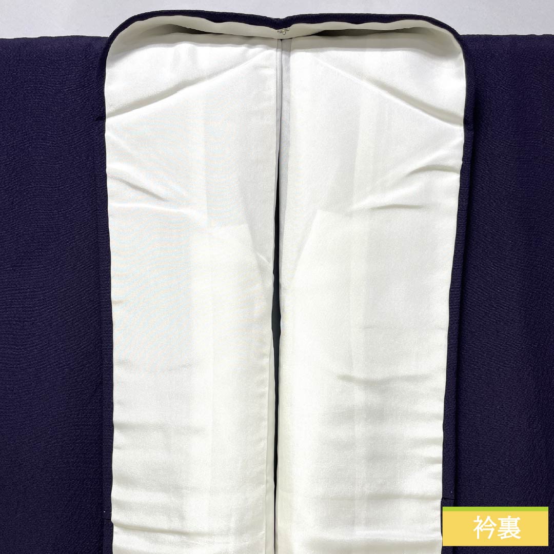 Visiting Kimono (Formal Kimono) - Pure Silk, Grade A, Lined, Length 157.5cm, Sleeve Length 64.5cm, Purple-Eyed, Suzhou Embroidery, Flower Circles, Auspicious Motif, Tsukesage, Purple, Product Number: 1112007233320