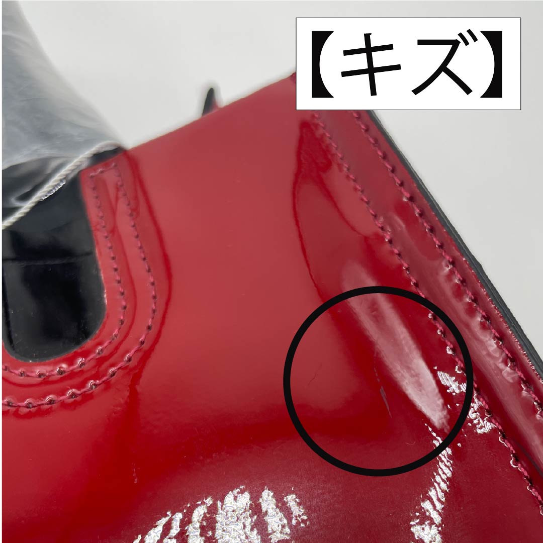 (Like New) Western-style Bag, Cowhide Split Leather, Grade A, Like New, Cowhide Split Leather, 2-Way, Red, 119700034312