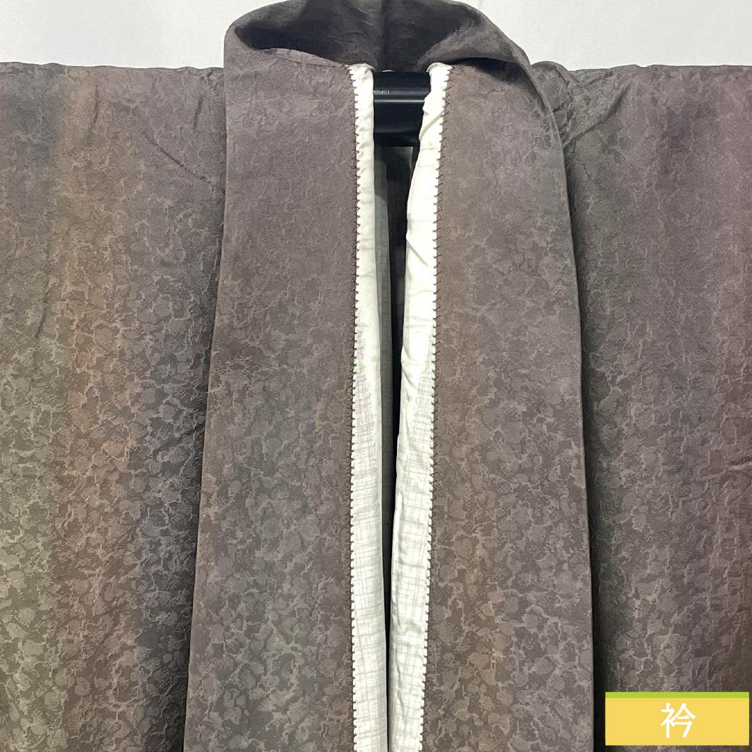Traveling Kimono, Pure Silk, S-Rank, Length 89.5cm, Sleeve Length 66cm, Gradient Pattern, Silk Soft Guard, Lined, 1117001262999