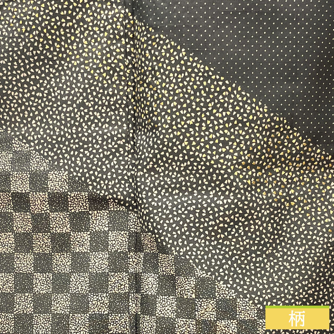 Homongi, pure silk, lined, length 164.5cm, sleeve length 63.5cm, Kyutaro Kawamura, Oshima Tsumugi, embroidery, Super Guard processing, S rank, gray, 1112004002422