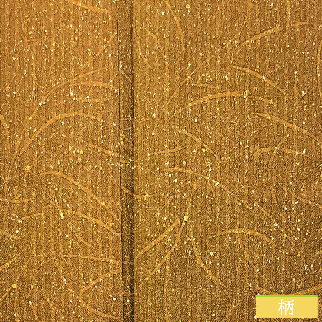 小紋 正絹 身丈158.5cm 裄丈64cm 袷 鳶色（とびいろ）タタキ染 抽象模様 Aランク 茶系 1115004043314