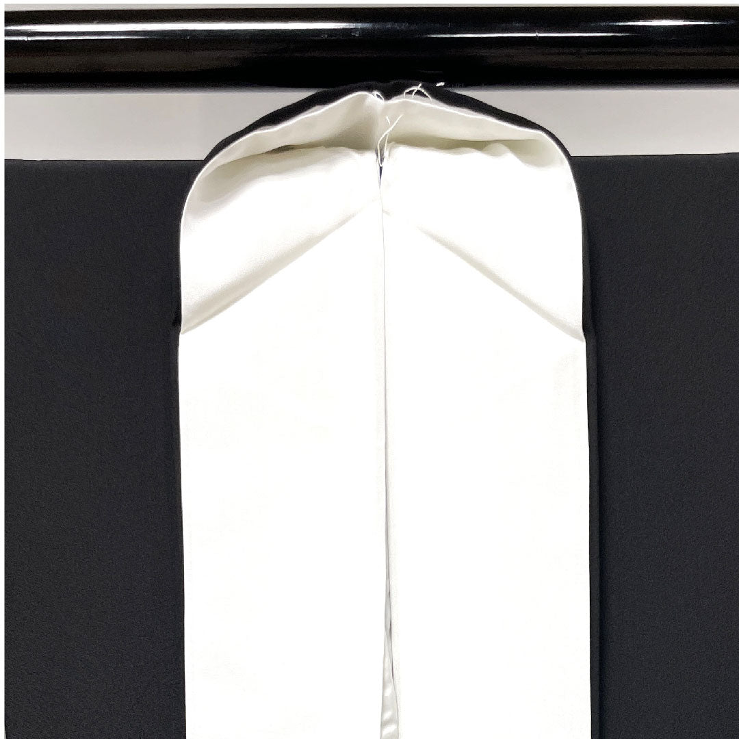 黒留袖 身丈161.5cm 裄丈63cm 袷 作家物 松 鴛鴦 三つ橘 正絹 Sランク 五つ紋 黒系 1111000582410