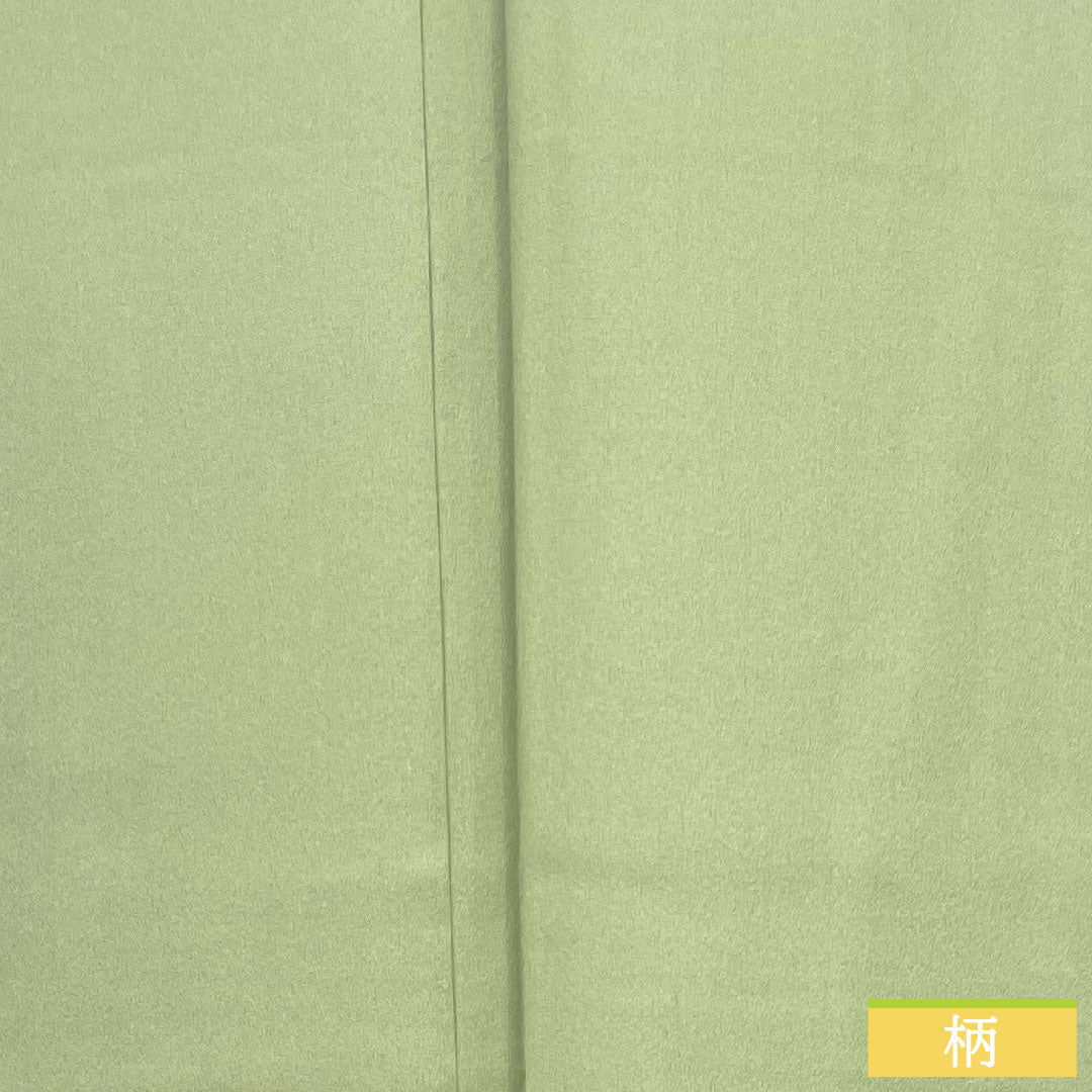 色無地 正絹 身丈151.5cm 裄丈63.5cm 青磁色（せいじいろ） 素無地 中陰蔦 袷 Sランク 緑系 1114001522219