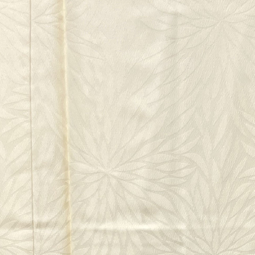 長襦袢 正絹 身丈142cm 裄丈66.5cm 袷  フォーマル 菊  Sランク クリーム系 1129000472615