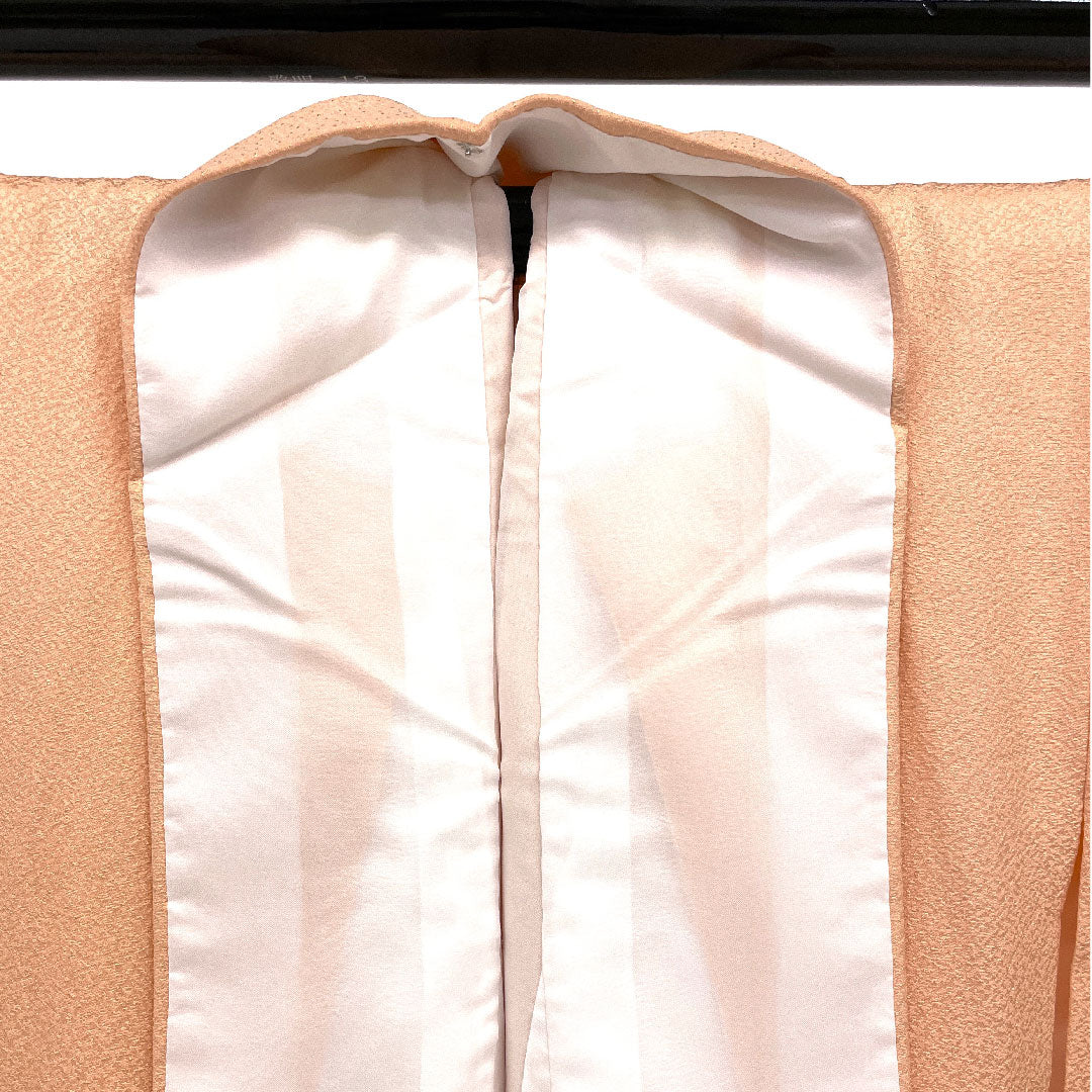 Homongi, lined, length 155cm, sleeve length 62cm, embroidery, pure silk, S rank, pink, 1112001242313