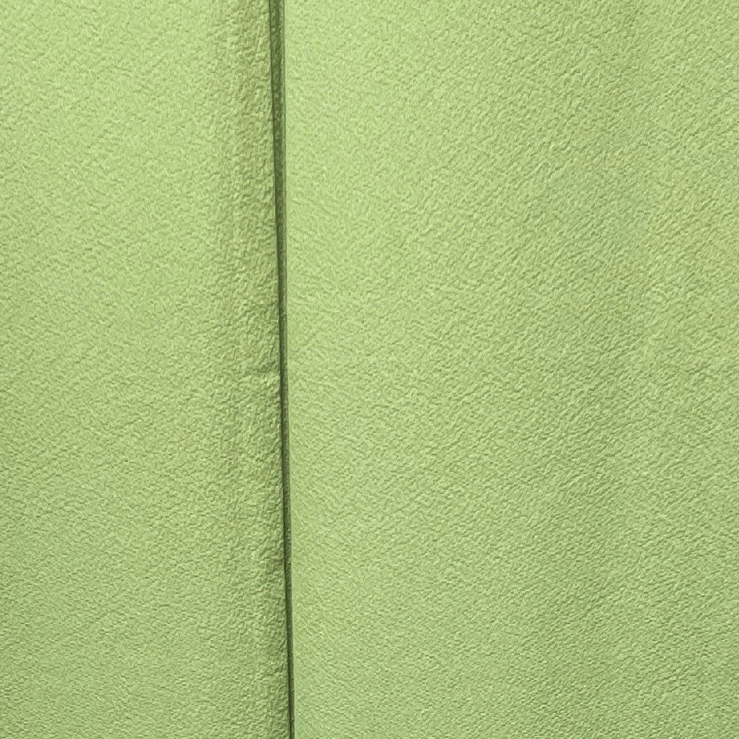 Plain color, pure silk, uraba color, with basting thread, unused, plain, sword and katabami, length 163.5cm, sleeve length 63cm, lined, S rank, green, 1114000832419