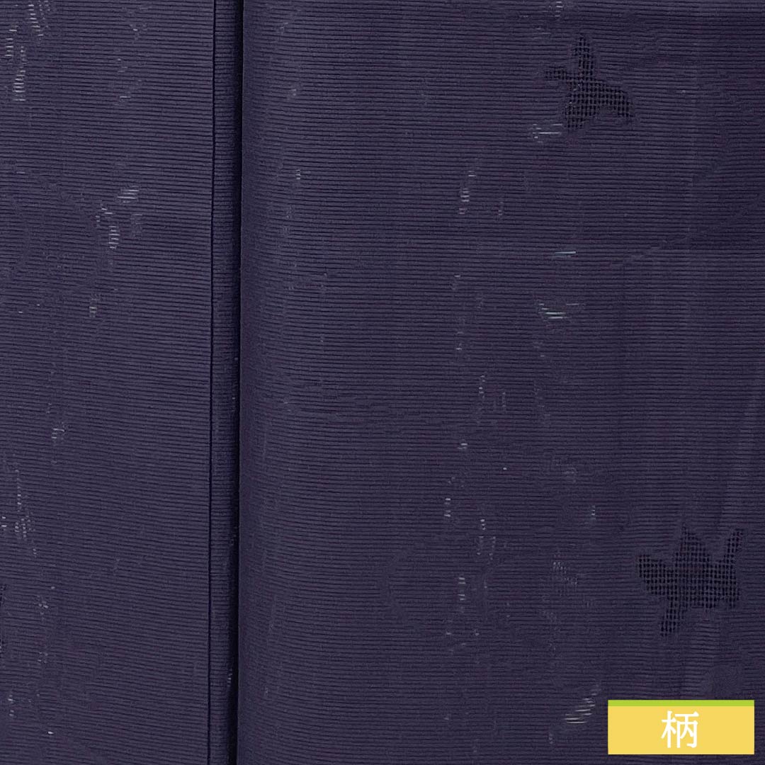 Summer Item Pure Silk Iromuji S Rank Length 159.5cm Sleeve Length 63.5cm Kachiiro (Dark Blue) Flowing Water Grass Blades Mon-Ro Ro Navy 1132003702318
