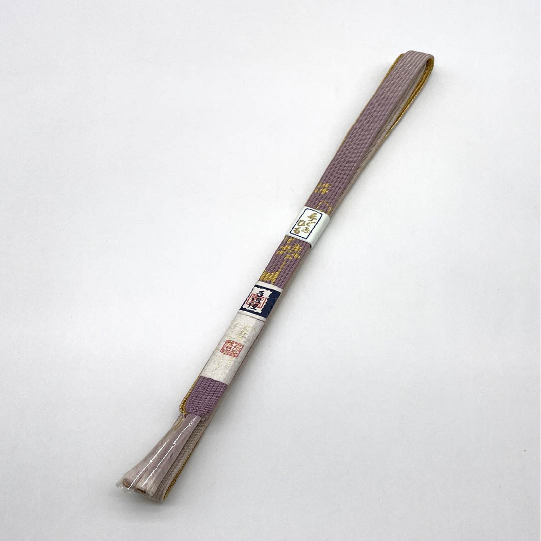 (New Old Stock) Obi-jime and Obi-age Set, Pure Silk, S Rank, Shibori Dye, Length approx. 156cm, Width approx. 1.5cm, Formal, Gradation Colors, 1141000172399