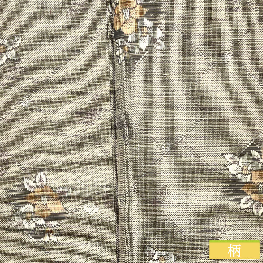 Murayama Oshima, pure silk, length 159.5cm, sleeve length 65cm, ensemble, S rank, lined, gray, 1116003272322