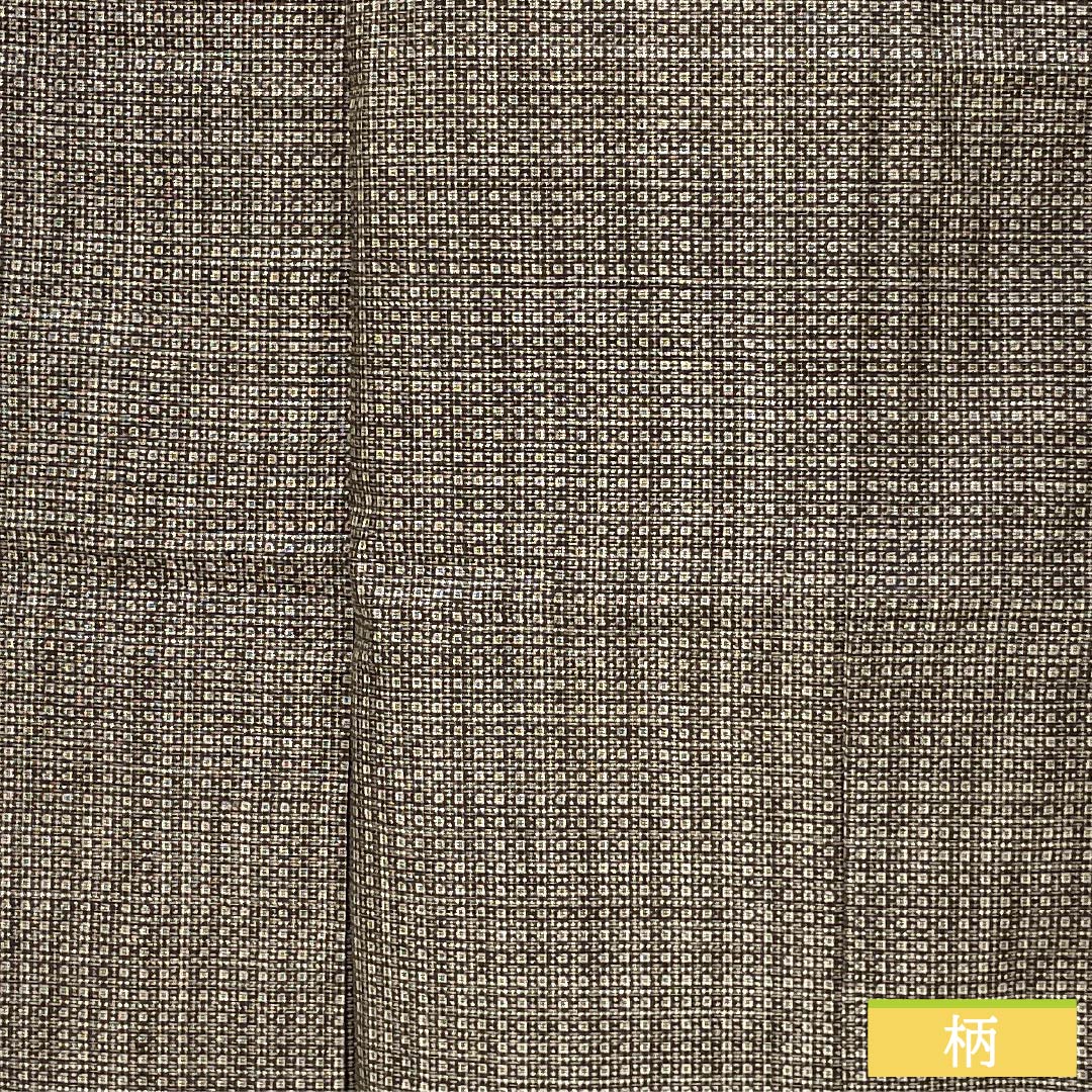 Men's silk S-rank kimono, length 143cm, sleeve length 63.5cm, Kenbou color (Kenbou color), Oshima Tsumugi, lined, brown, product number 1119001162414