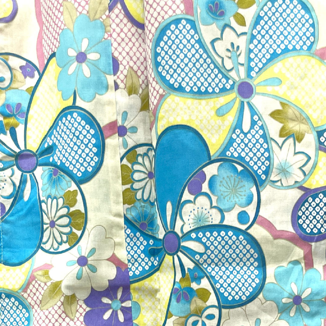 Yukata Twisted Plum, Chrysanthemum, Tachibana Cotton S Rank Single Layer Length 162.5cm Sleeve Length 62.5cm Gradient 1118002662499