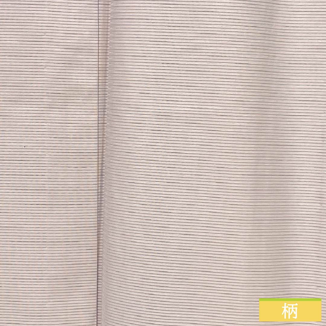 夏物 ポリエステル 色無地 Sランク 身丈159cm 裄丈63.5cm 蒼白色（そうはくしょく） 洗える着物 素無地 絽 ピンク系 1132004072313