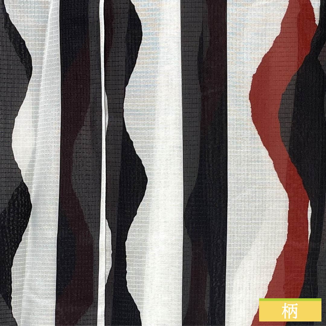 (Brand new, unused) Yukata (single-layer kimono) Polyester, Length 166cm, Sleeve Length 65cm, New Rank, White, Geometric Pattern, Tatewaku Pattern, Warp Stripes, Product Number: 1118005721511