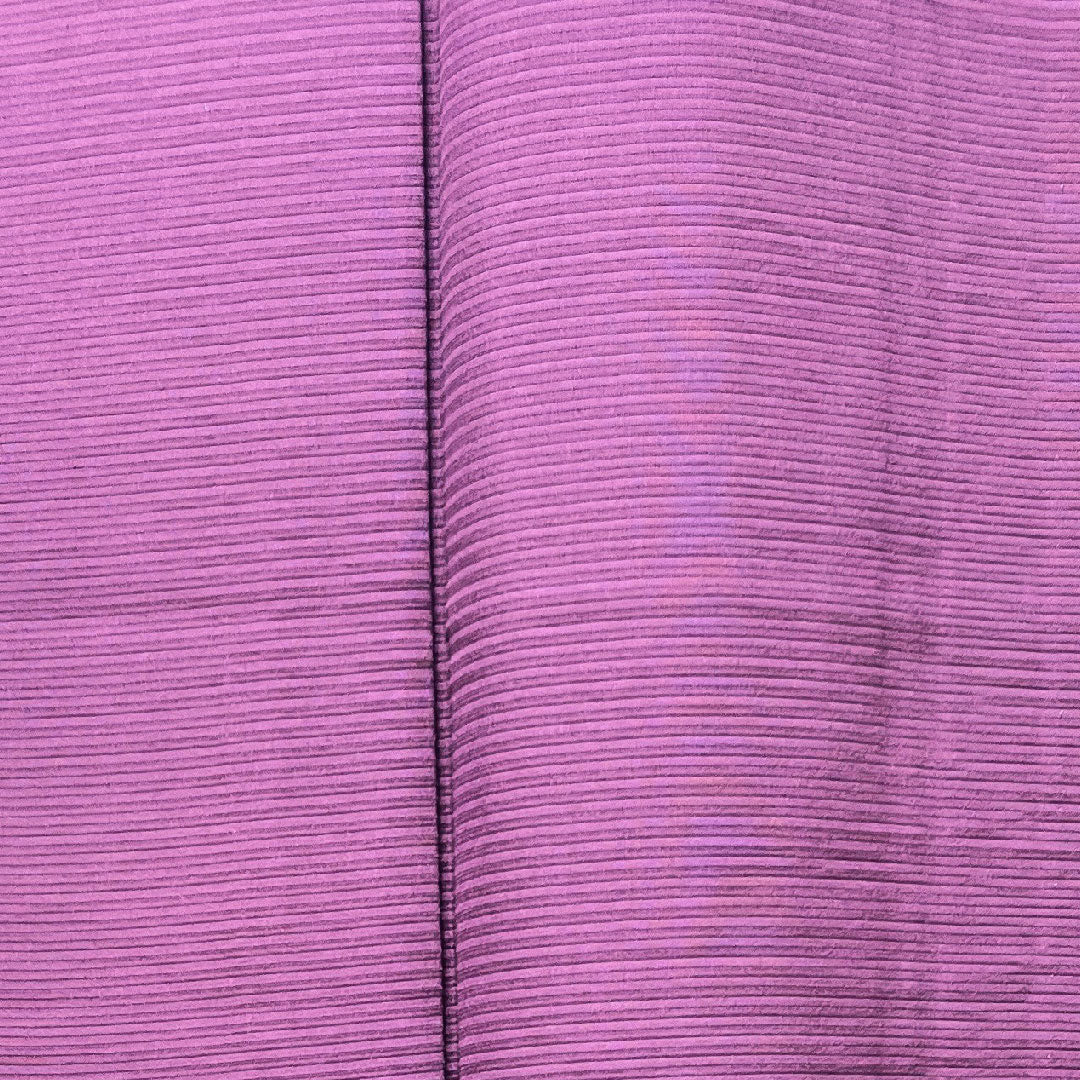 Summer item, pure silk, plain color, length 156.5cm, sleeve length 62cm, aoi-iro (blue color), plain color, left three-leaf kimono pattern, with basting thread, silk, S rank, purple, 1132001712320