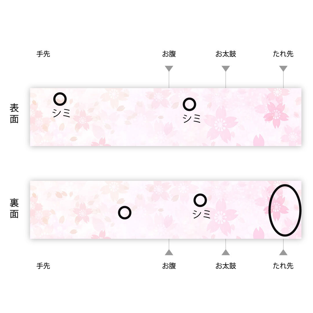 名古屋帯 縮緬 桜 楓 扇 絞り帯丈374cm 正絹 Aランク 六通 カジュアル 白系 1124001663311  名古屋仕立て