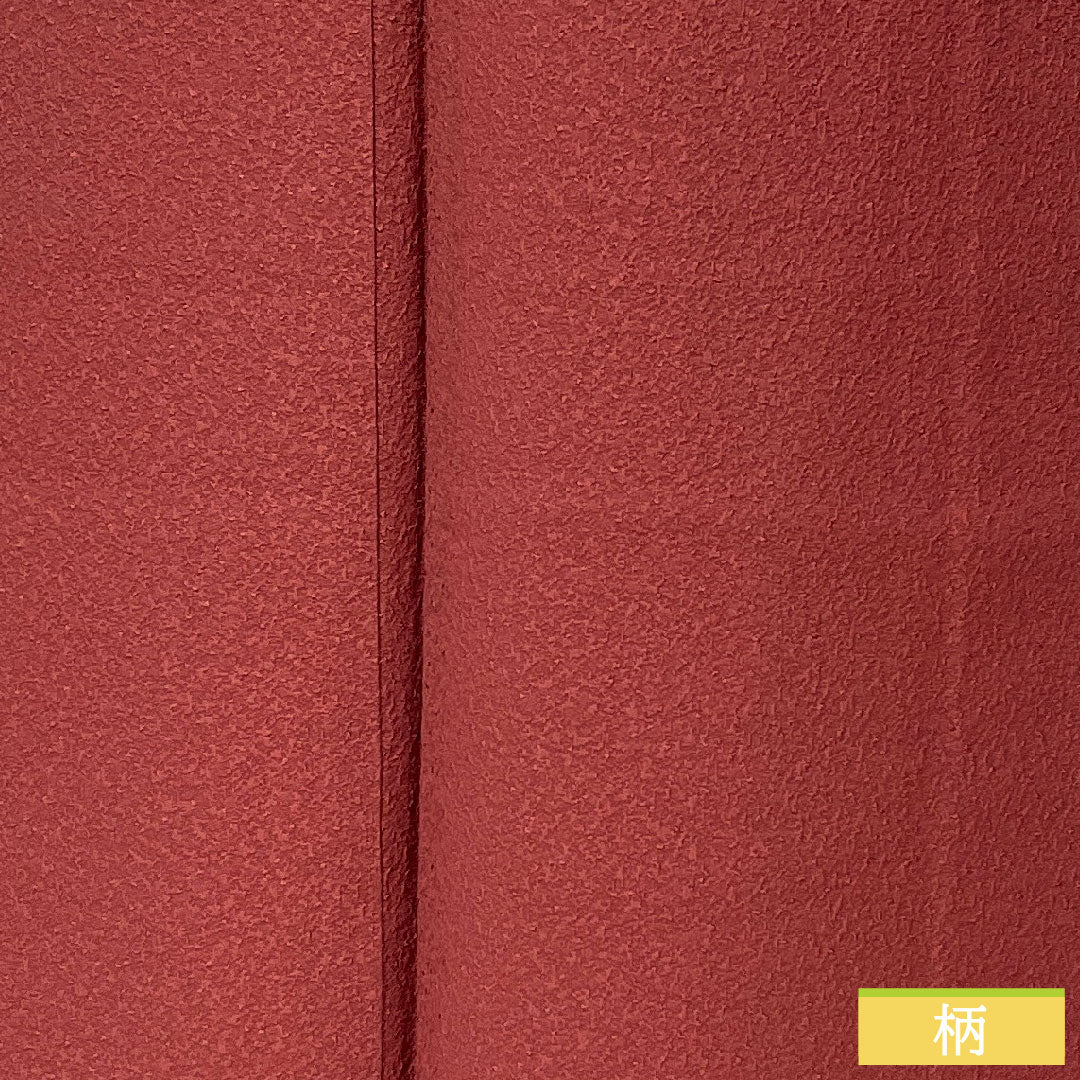 Plain color, pure silk, length 154.4cm, sleeve length 63cm, sappan color, one crest, circle with different hawk feathers, artist's work, lined, S rank, purple, 1114001782220