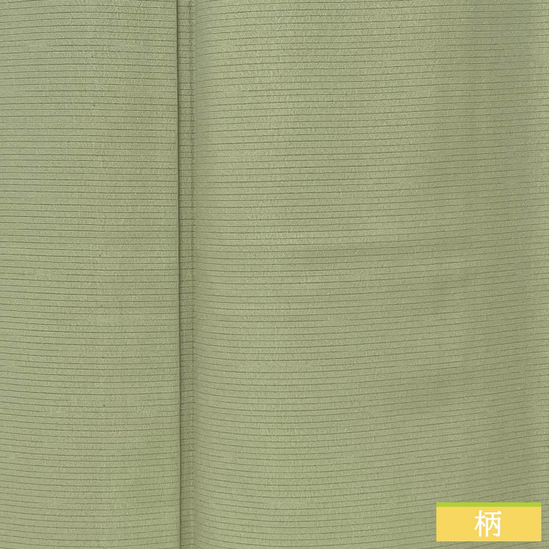 夏物 正絹 色無地 Sランク 身丈157cm 裄丈63.5cm 裏柳色（うらやなぎいろ） 素無地 絽 緑系 1132003982319