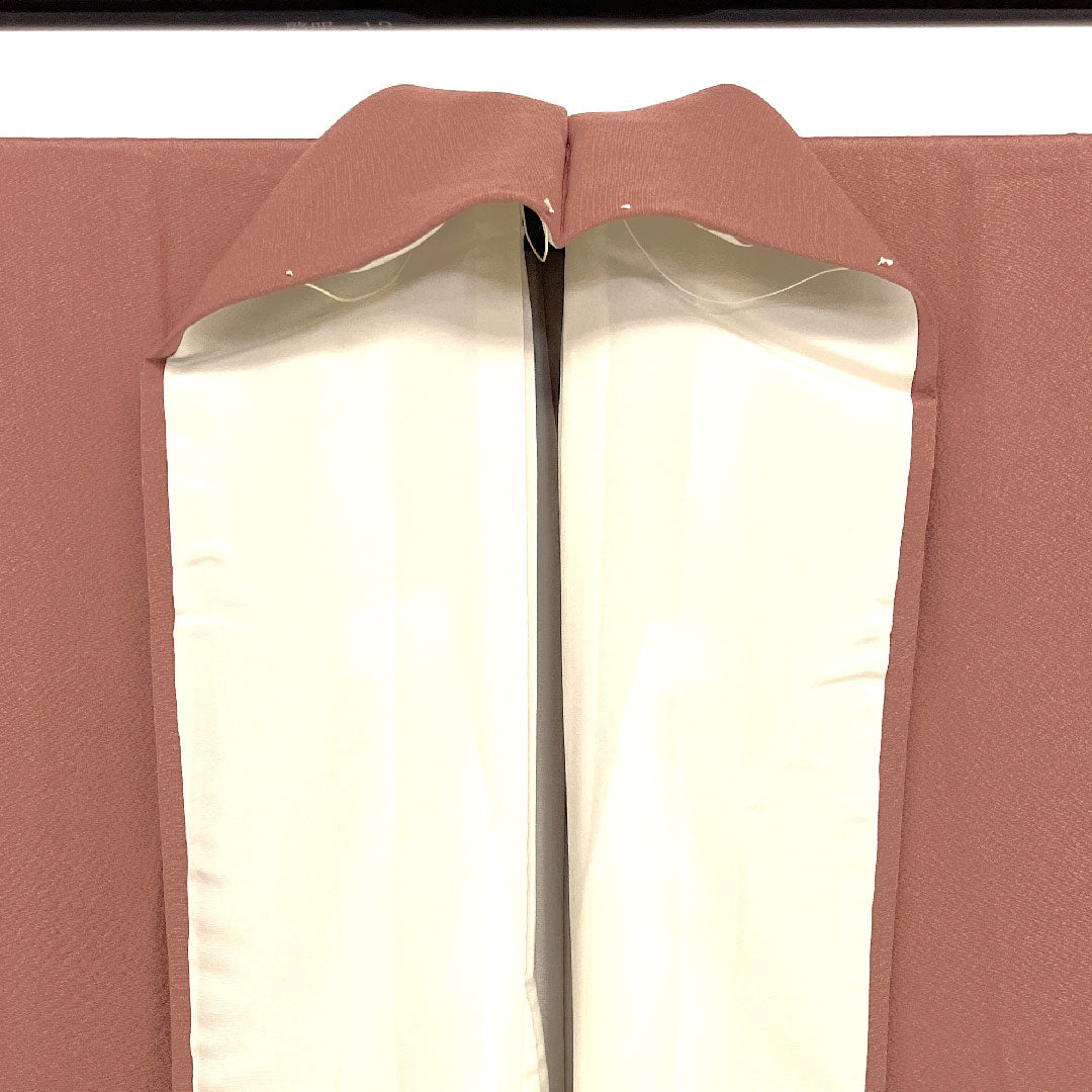 色無地  身丈160cm 裄丈62cm 袷  正絹 Sランク ピンク系 1114000082313