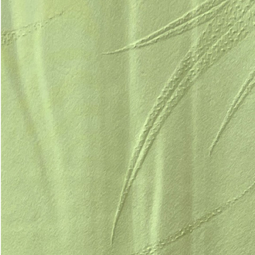 色無地 正絹 黄緑色 笹  身丈151.5cm 裄丈62cm 袷  Sランク 緑系 1114000892219