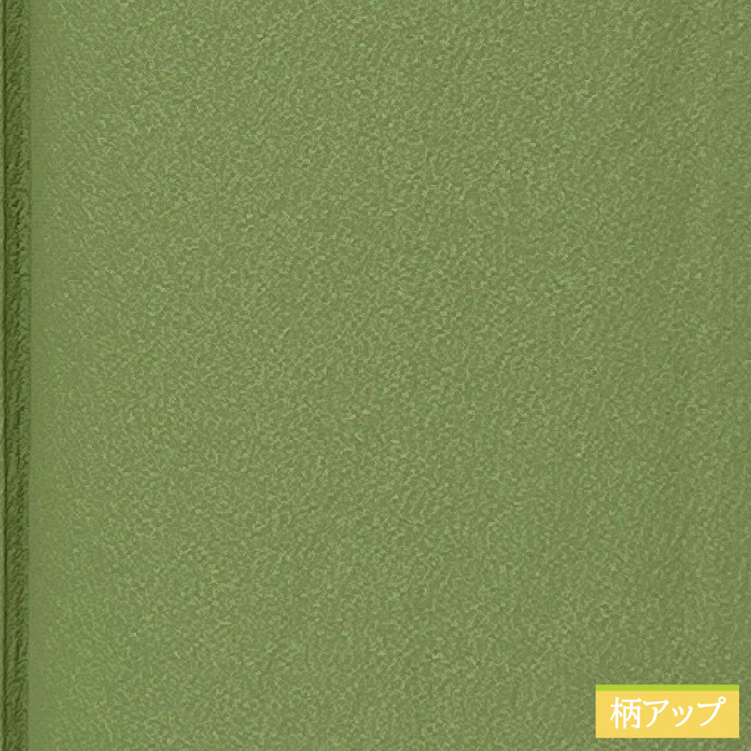 Plain color, pure silk, length 150cm, sleeve length 63cm, Bushukan color, plain color, one crest, corner cut corner with katabami, lined, S rank, green, 1114001802119