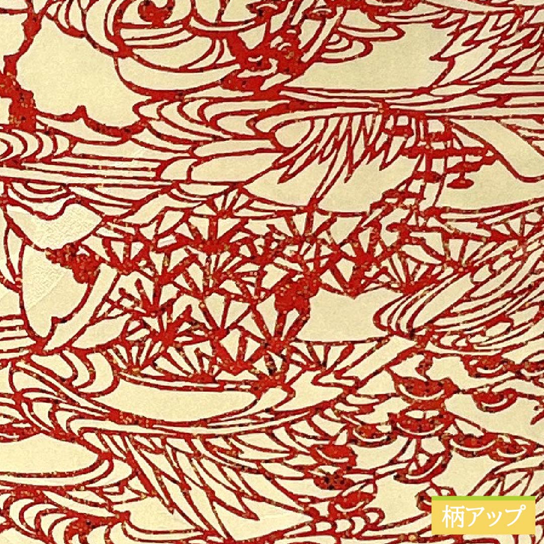 小紋 正絹 身丈162cm 裄丈63cm 袷 東京白茶色（とうきょうしらちゃいろ） 線描き風景画 風景 Sランク クリーム系 1115005222415