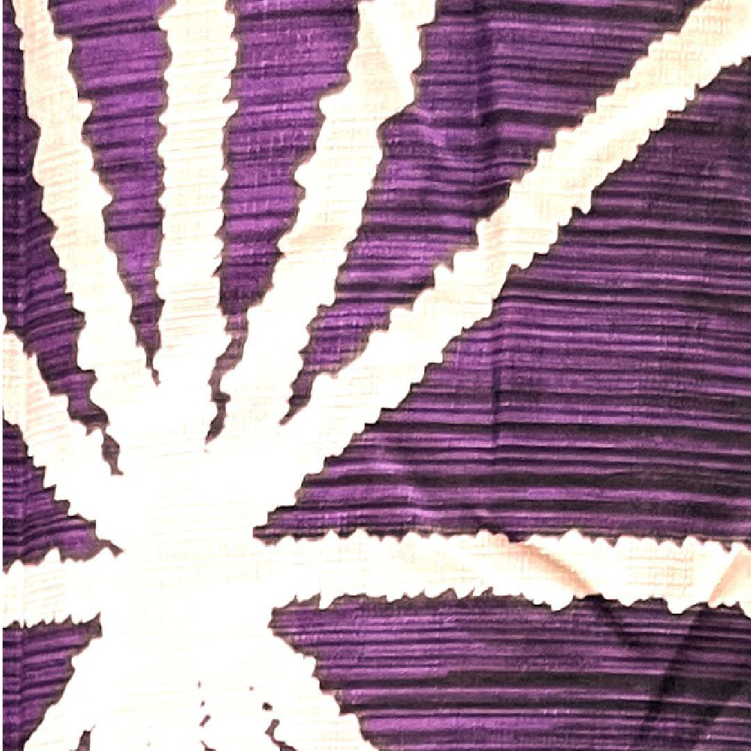 Yukata Asanoha Cotton S Rank Single Layer Length 162.5cm Sleeve Length 69.5cm Purple 1118003942420