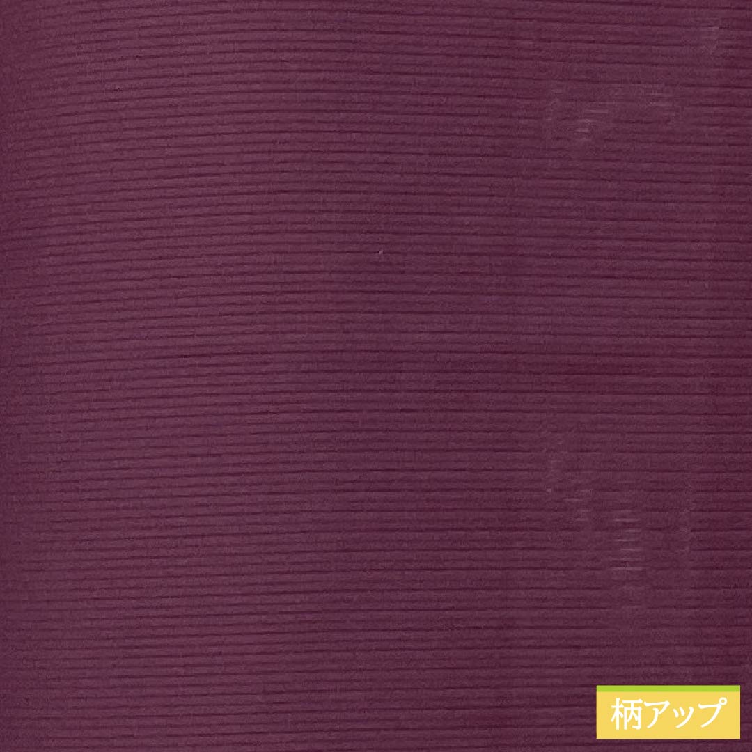 Summer item, pure silk iromuji kimono, rank A. Length 150cm, Yuki length 62cm. Mulberry color, plain design, mitsu-uroko pattern, one family crest. Ro (gauze weave), purple系. 1132003463120
