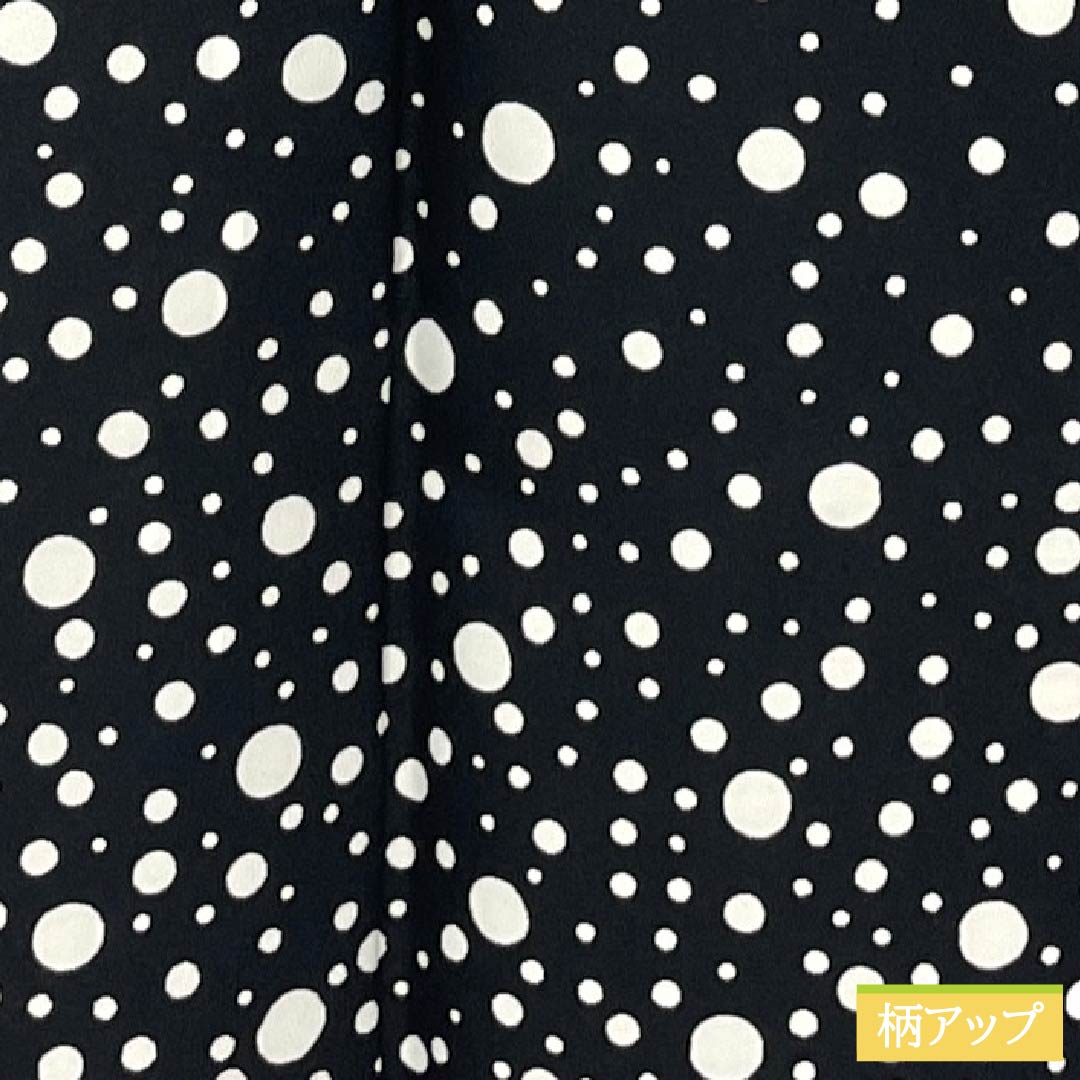 Homongi (Homongi), Polyester, Grade A, Single-Layer Kimono, Length 154.5cm, Sleeve Length 63cm, Dot Pattern, Washable, Monochrome, Product Number: 1112006153227