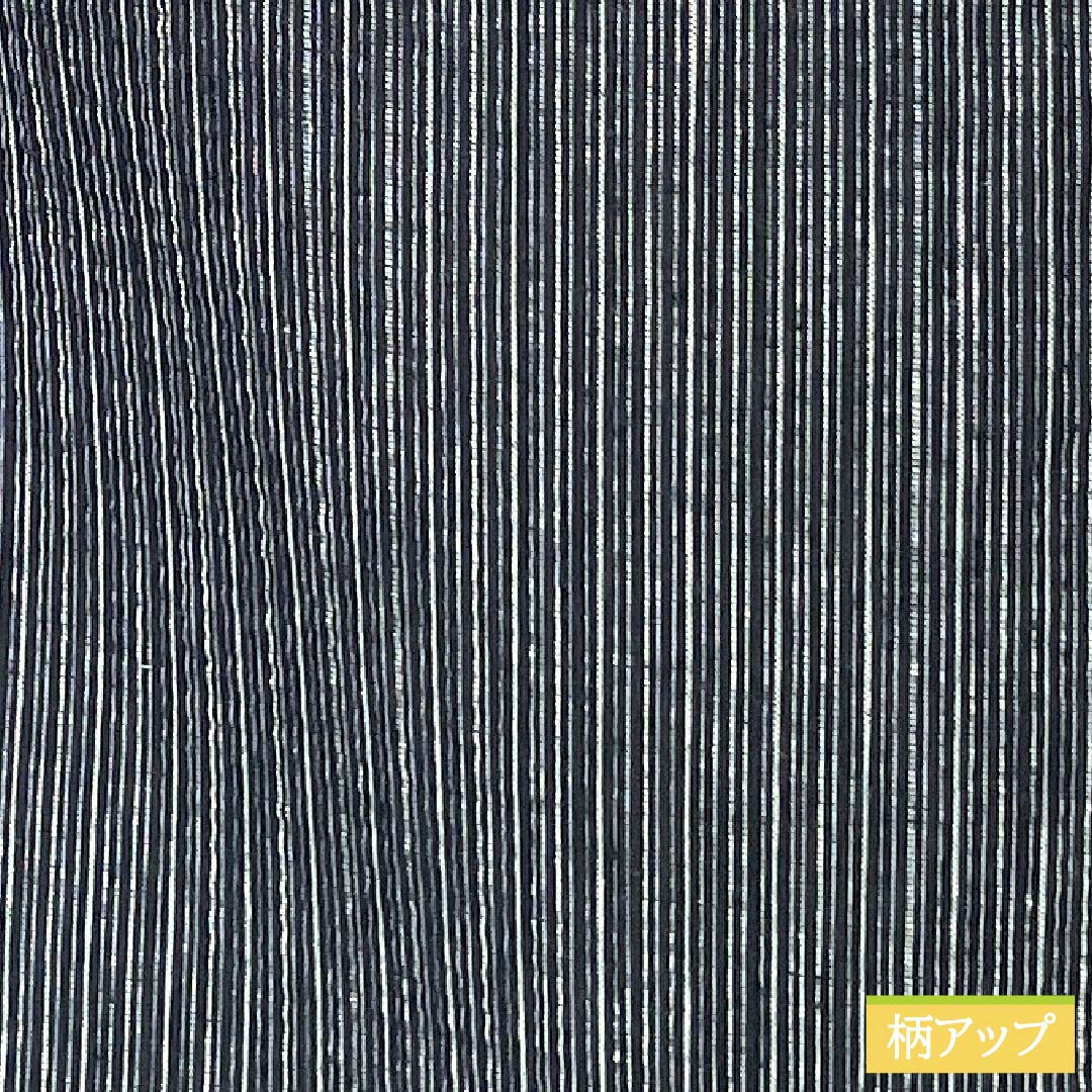 Yukata Cotton Linen Length 159cm Sleeve length 67cm S rank Single layer Black Striped Cotton Linen 1118005632310