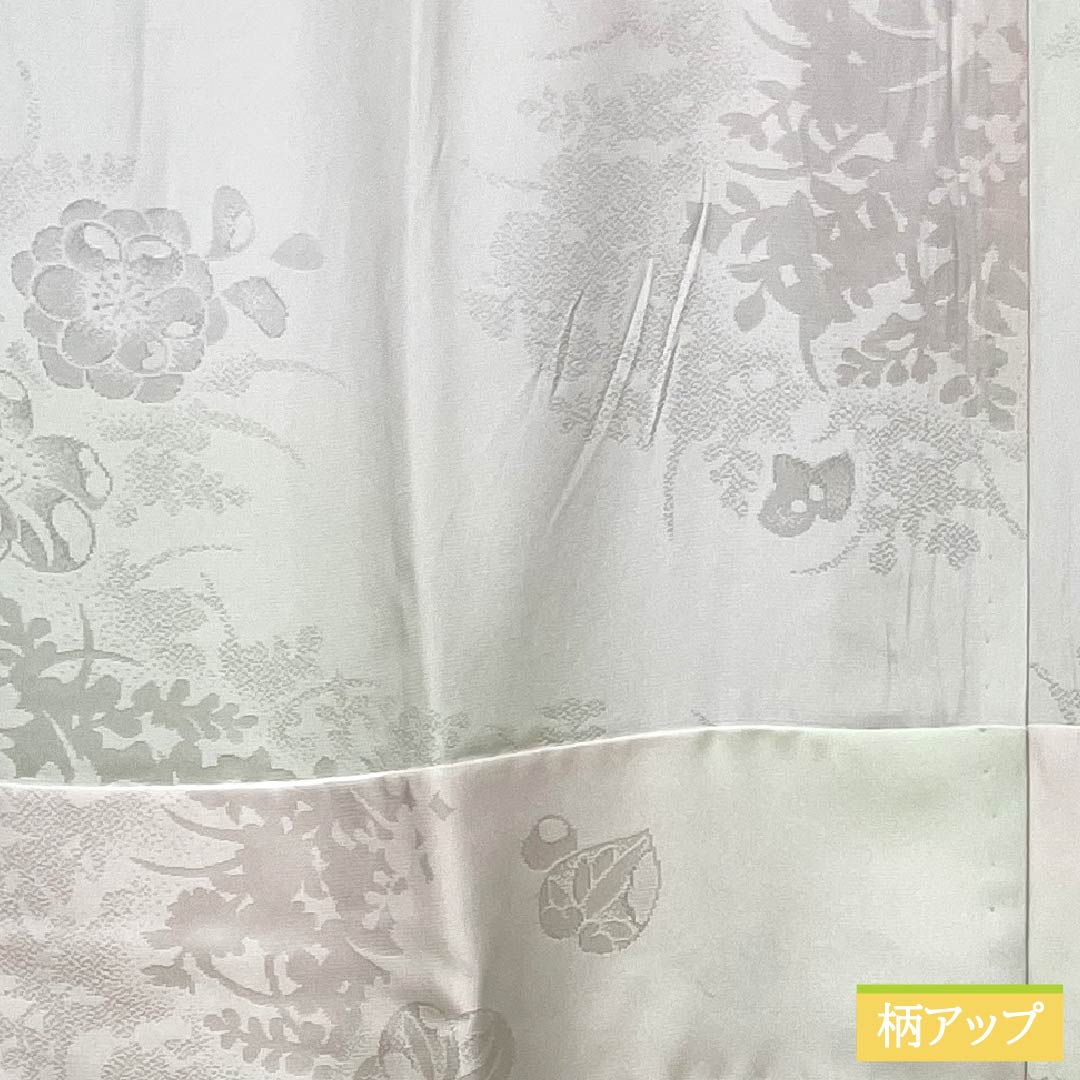 長襦袢 正絹 Sランク 身丈120cm 裄丈60.5cm 単衣 ぼかし染 吉祥文様 緑系 1129000752119