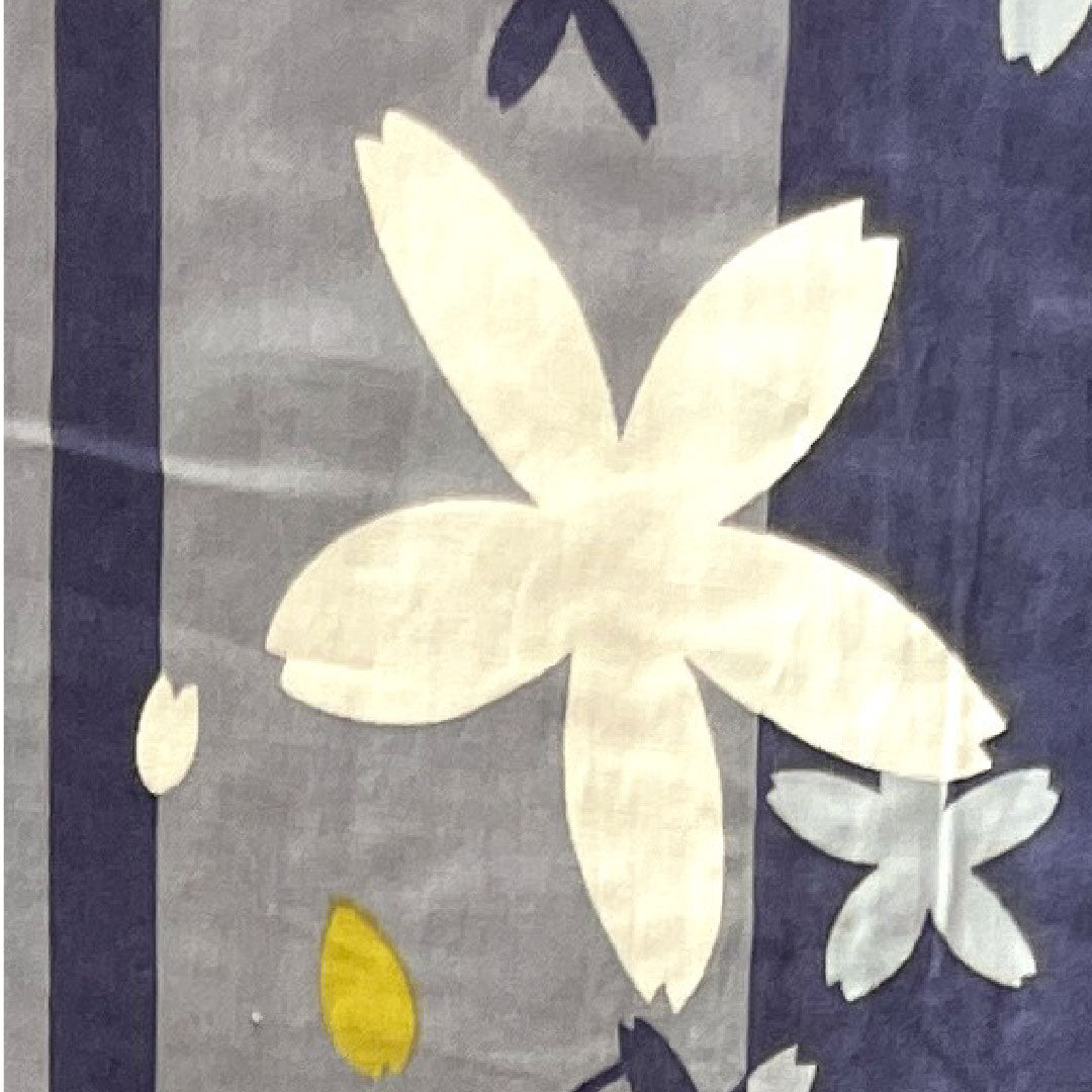 浴衣 しつけ糸付き 未使用品 桜 木綿 Sランク 単衣 身丈162cm 裄丈64cm グラデーション系 1118002832499
