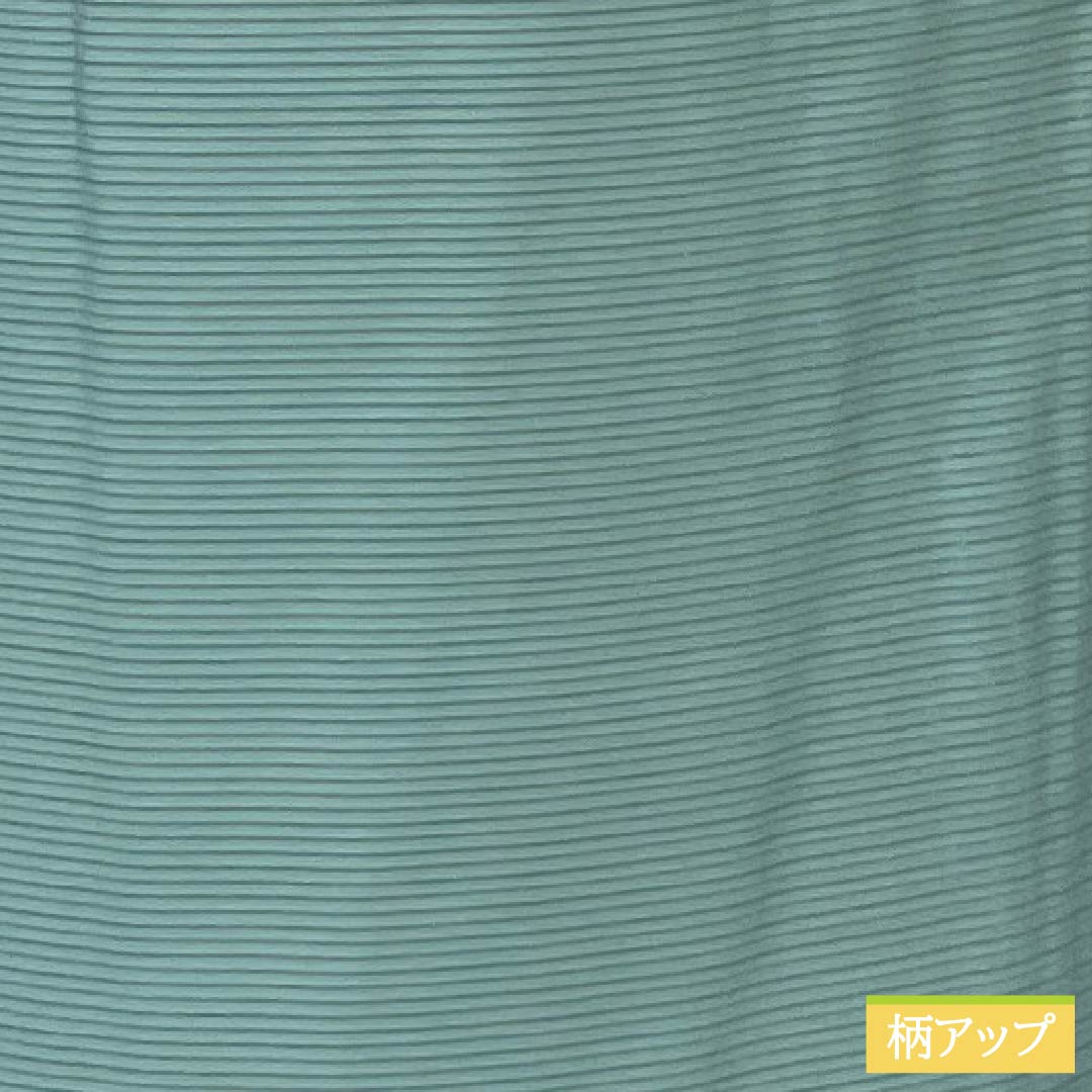 夏物 正絹 色無地 身丈163.5cm 裄丈65cm 浅葱鼠色（あさぎねずいろ） 素無地 絽 Sランク 緑系 1132002432419