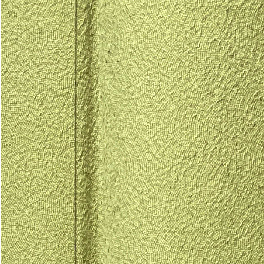 Komon Length 153.5cm Sleeve length 62cm Awase Rikyu color Edo komon Artist's work Shark Pure silk A rank Green 1115003443219