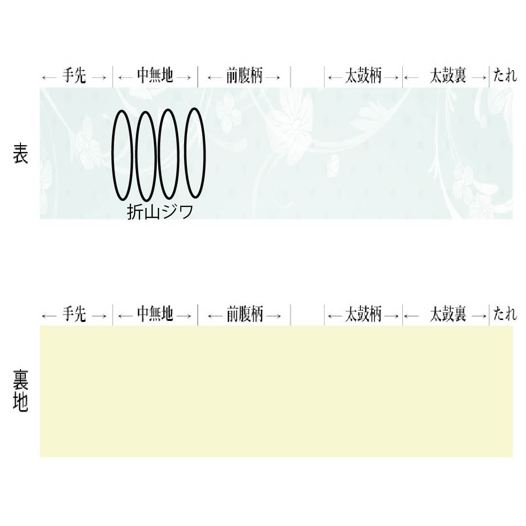 袋帯 正絹 Aランク 生成り色（きなりいろ） 綴れ織 留袖用 遠山 古典柄 帯丈448cm ポイント柄 フォーマル クリーム系 1123015313315