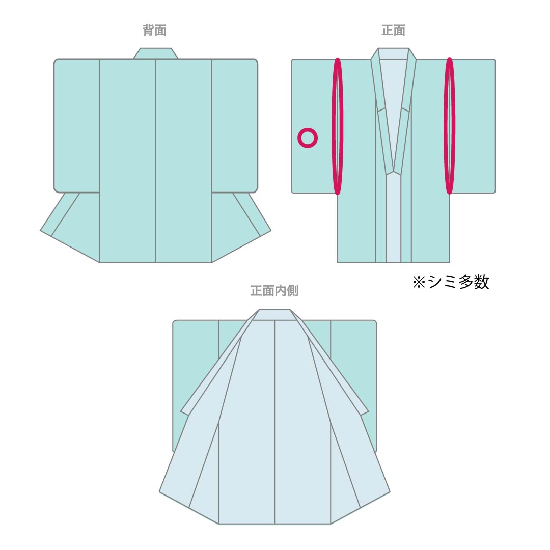 浴衣 木綿 身丈154cm 裄丈62cm Bランク 単衣 グレー系 水銀色（すいぎんいろ） 菊 流水 1118005914222