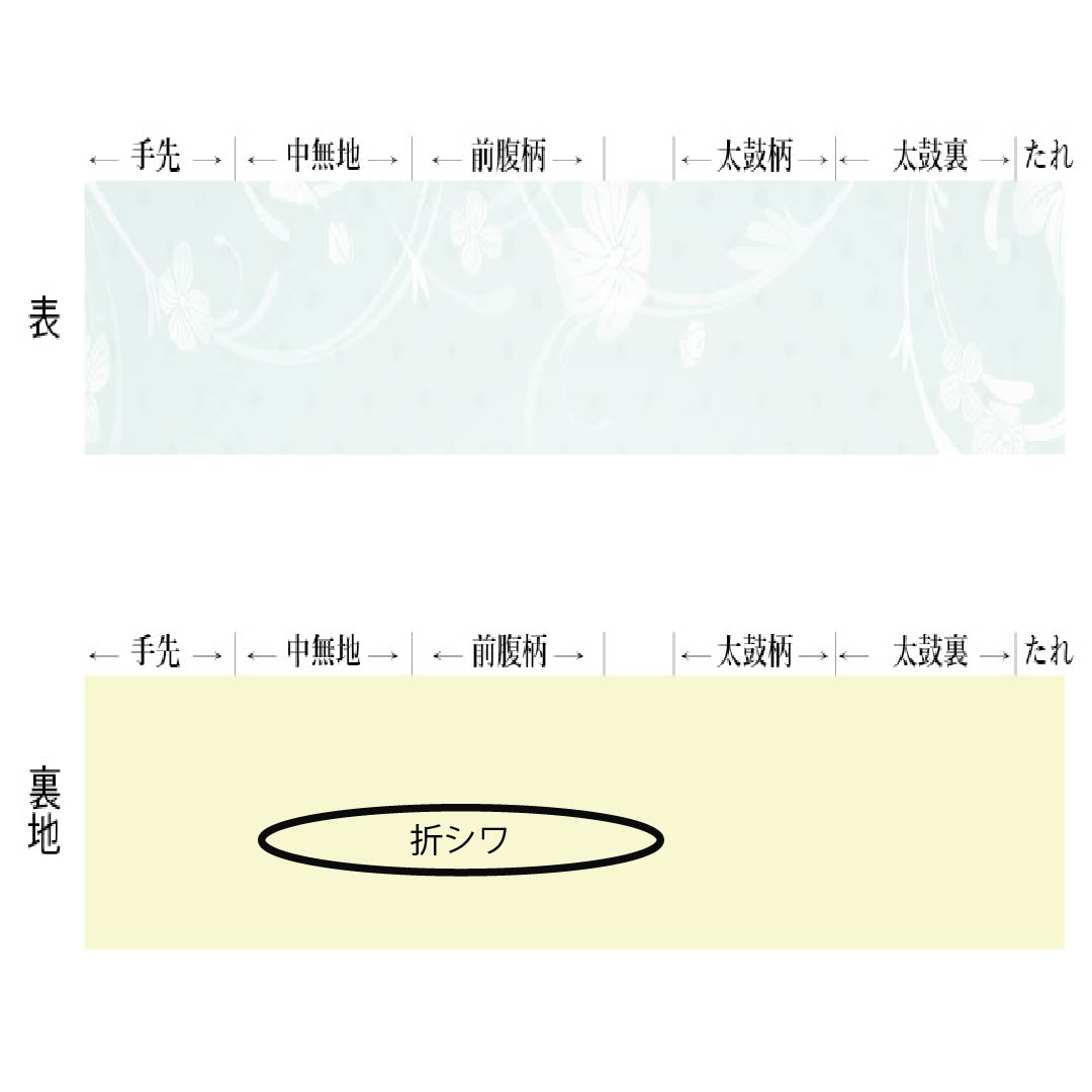Nagoya Obi, Pure Silk, S-Rank, Dyed, Hagoita Pattern, Length 634cm, Pointed Pattern, Casual, Black, 1124009792410, Pine Needle Pattern