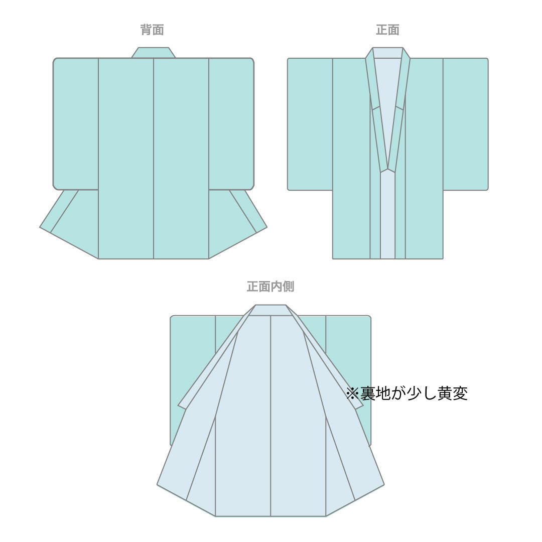 訪問着 袷 身丈160cm 裄丈60cm 紅掛鼠色 紬地 笹模様 正絹 Sランク グレー系 1112001962422