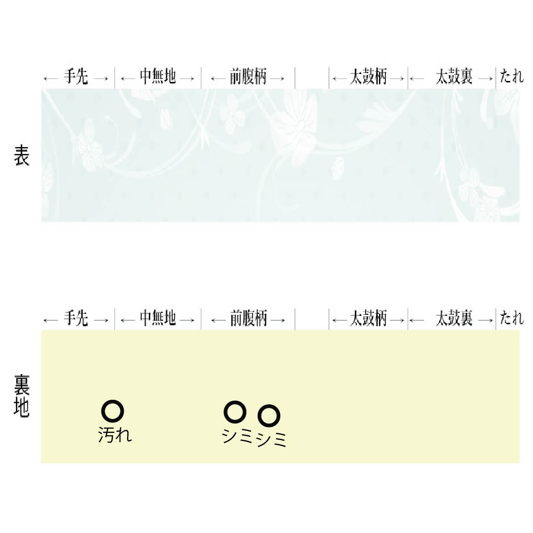 【Unstitched】Half-width obi, polyester, A rank, scarlet, wood sorrel, reversible. Obi length 340cm, orange系. 1125002063326