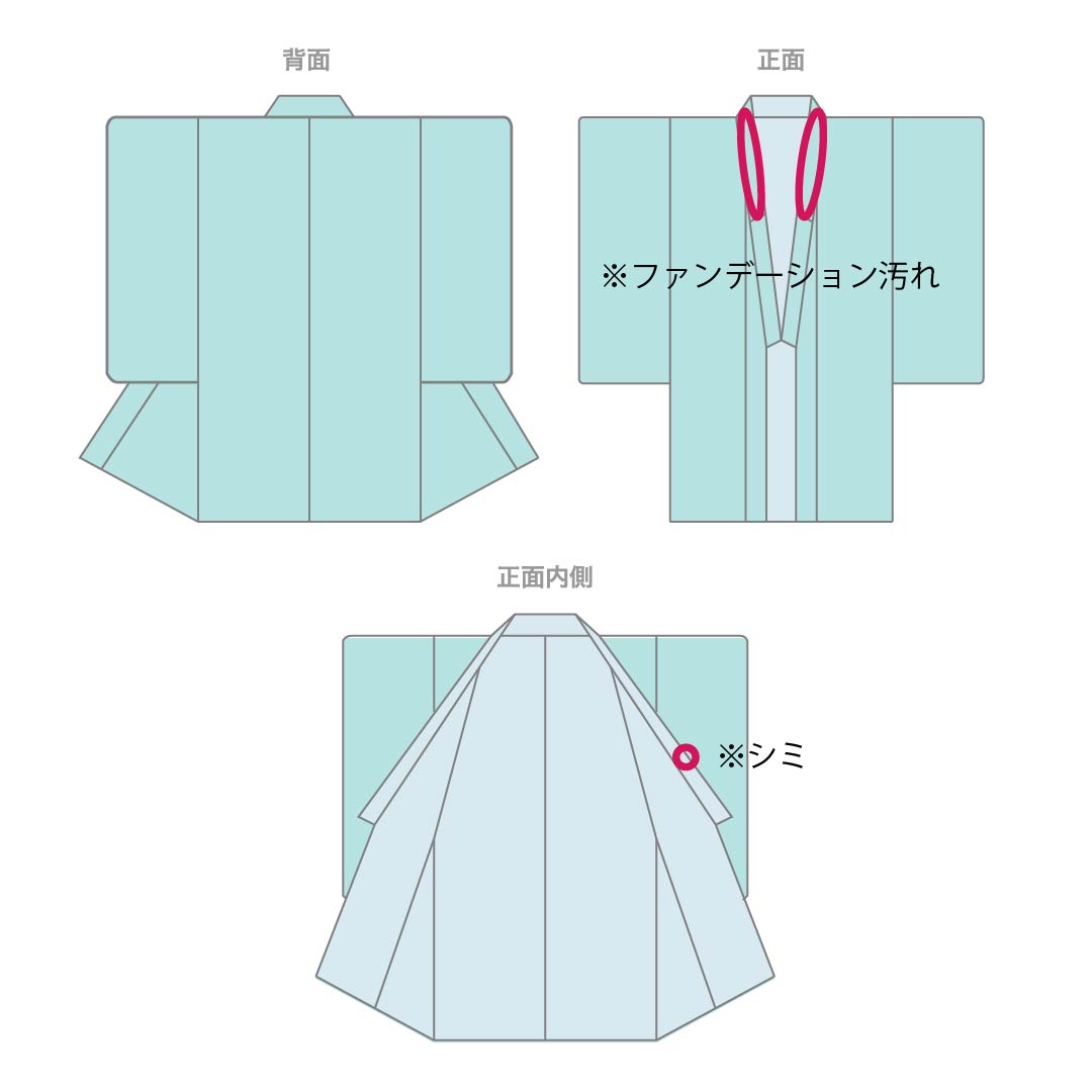 夏物 綿麻 紬 身丈163cm 裄丈67.5cm 鉄色（てついろ） 竹の葉 紗 Aランク 緑系 1132002823419