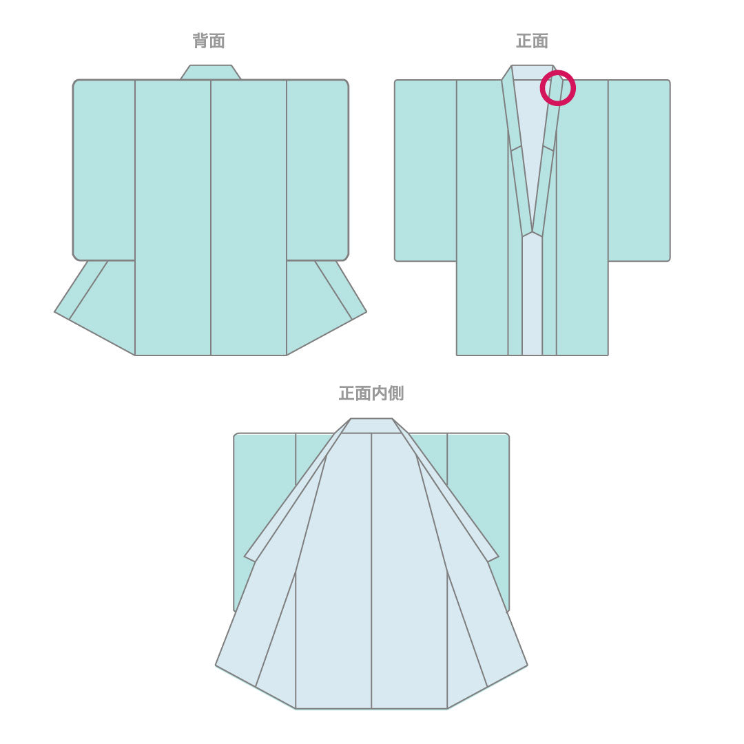 Homongi (formal kimono) made of polyester with a waistband, length 163.5cm, sleeve length 67.5cm, Tenshoku, washable kimono, Yoshihara Tsunagi, dance costume, tsukesage, S rank, blue, 1112004262417