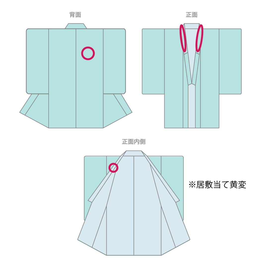 夏物 ポリエステル 色無地 Bランク 身丈156cm 裄丈62cm 二人静色（ふたりしずかいろ） 居敷当て付き 洗える着物 絽 紫系 1132003004320