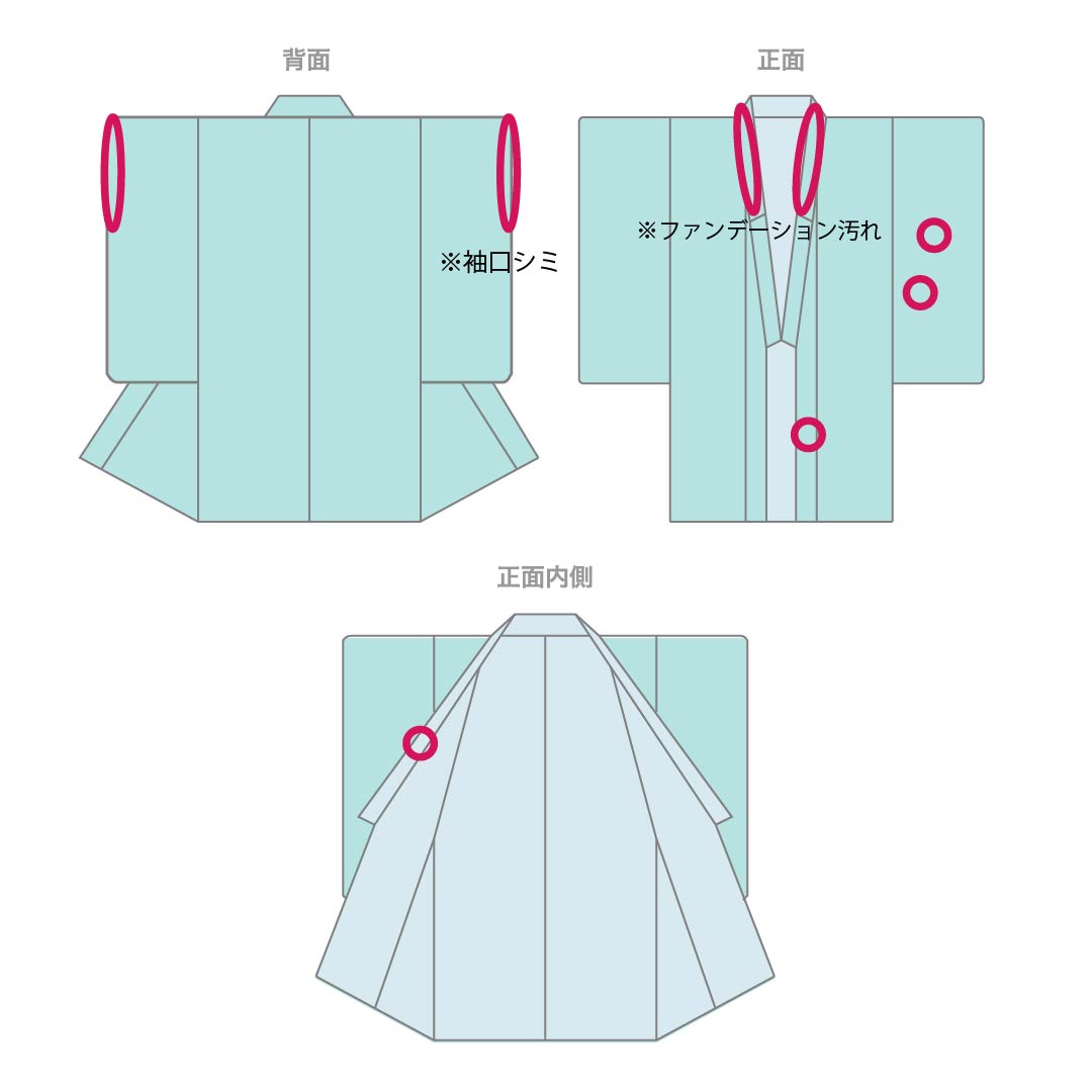 夏物 ポリエステル 訪問着 Bランク 身丈155.5cm 裄丈63cm 紫苑色（しおんいろ） 付下げ 鯉 流水 絽 紫系 1132004474320