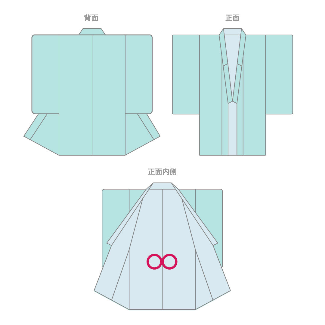 Plain color, vegetable dye, Katabamimon, Length 151cm, Sleeve length 62cm, Lined, Pure silk, S rank, Purple, 1114000202120