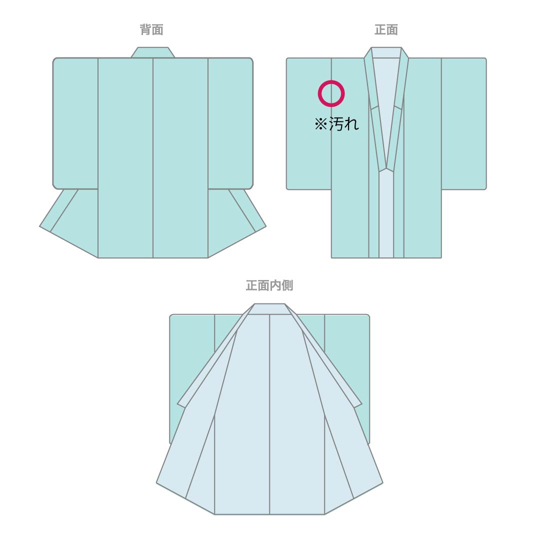 浴衣 木綿 身丈163.5cm 裄丈66cm Aランク 単衣 青系 天色（てんしょく） 朝顔 1118005243417