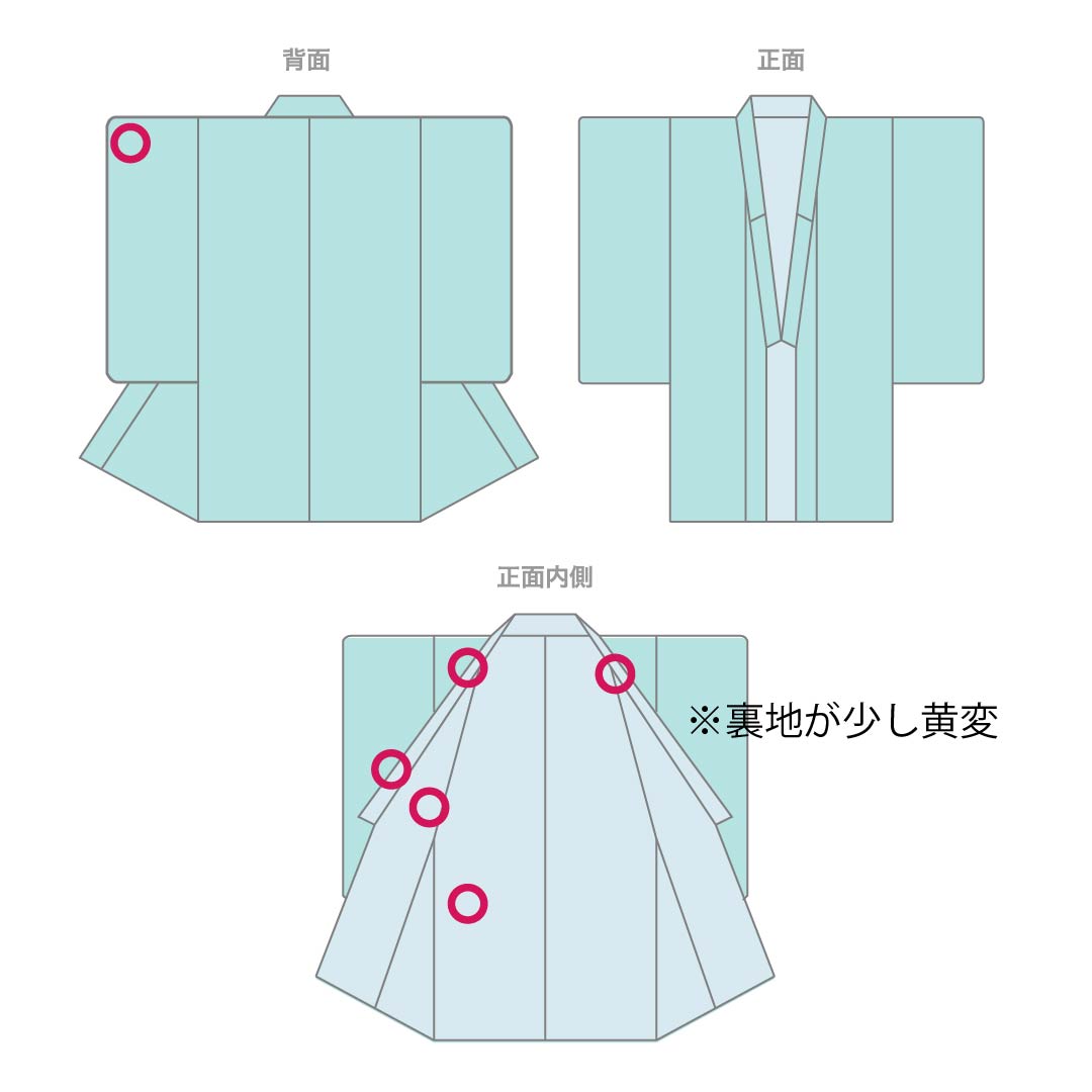 小紋 正絹 身丈153cm 裄丈63cm 袷 型染 雲取り 古典柄 半衿付き Aランク グラデーション系 1115005533299