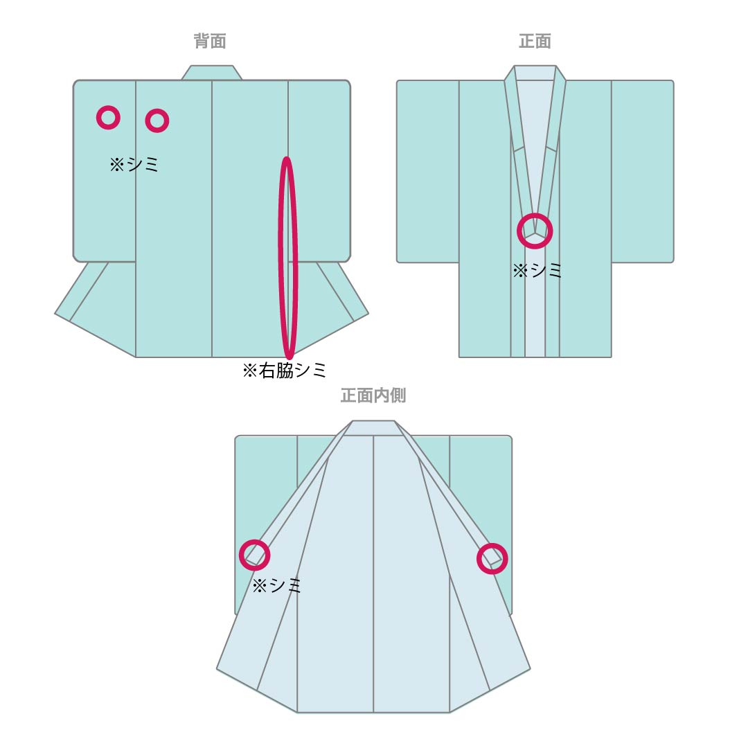 夏物 ポリエステル 紬 Bランク 身丈156.5cm 裄丈64.5cm 型染 松皮菱 洗える着物 紗 白系 1132004934311