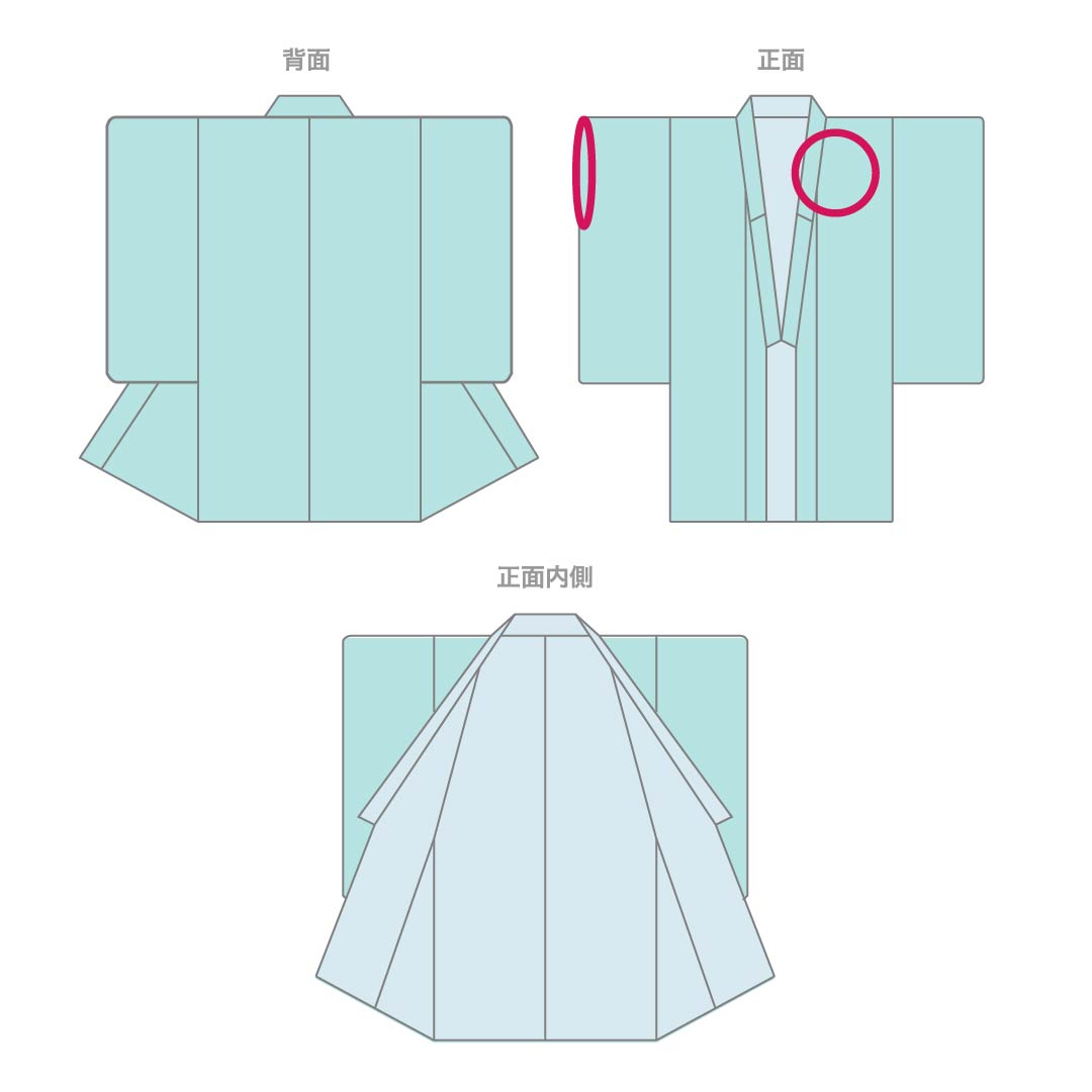 夏物 ポリエステル 色無地 Aランク 身丈155cm 裄丈65cm 紫烏色（しうしょく） 一つ紋 丸に抱き茗荷 洗える着物 絽 紫系 1132002933320