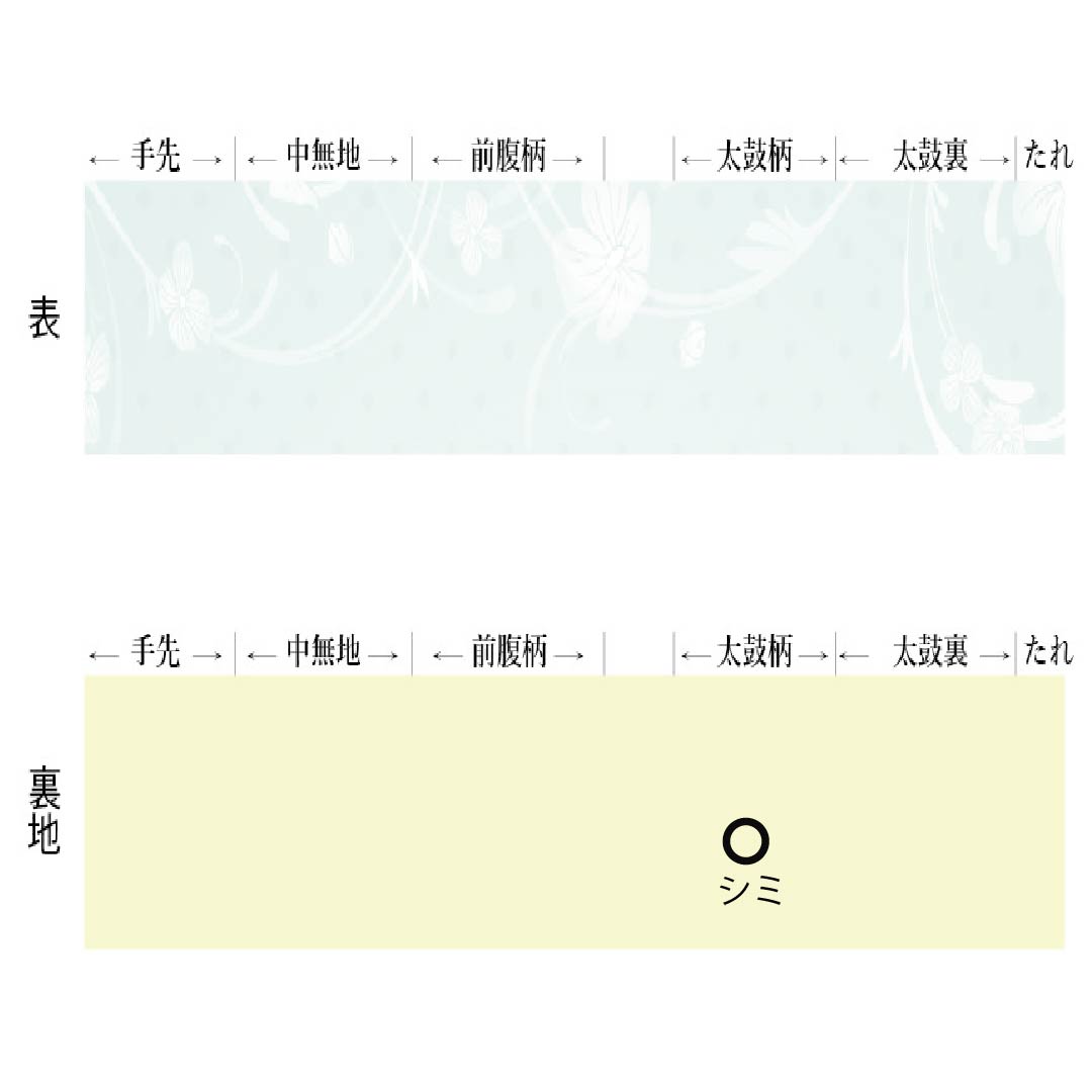 名古屋帯 松染色（まつぞめいろ） 絞り 抽象模様 帯丈356cm 正絹 Aランク 六通 カジュアル 茶系 1124007613314 名古屋仕立て